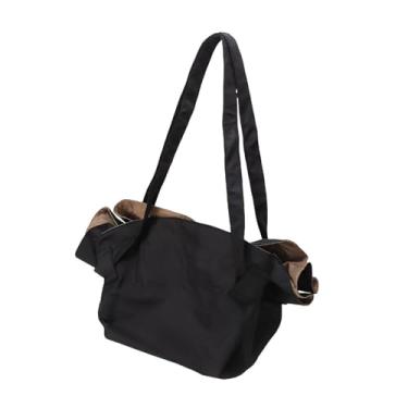 Imagem de Luocute Bolsa Dobrável, Sacola de PU de Grande Capacidade para Compras, Passeios de um Dia, Visitas à Academia ou Viagens Com Alça de Ombro Ergonômica e Mecanismo de Fechamento Seguro