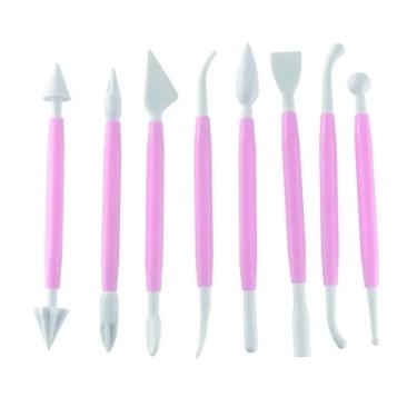 Imagem de Conjunto de ferramentas de modelagem para moldagem de massa de fondant (8 unidades)