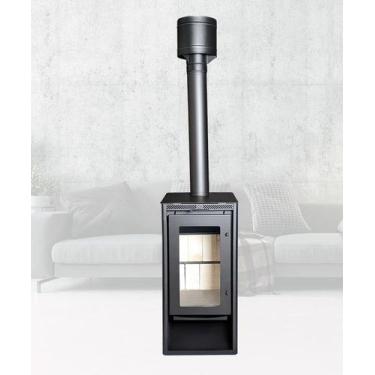 Imagem de Calefator a Lenha de Dupla Combustão Black Estela Maris