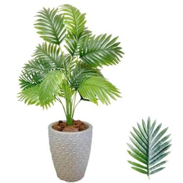 Imagem de Planta Artificial Palmeira Com Vaso Polietileno Completo - PlantaImpor