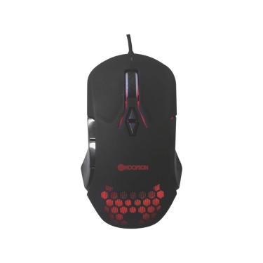 Imagem de Mouse Gamer Hoopson Omron/Avago DPI com Led RGB Preto MSG-203