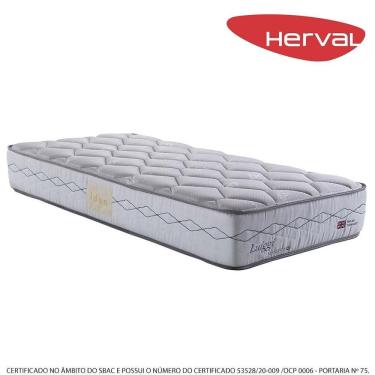 Imagem de Colchão Solteiro Herval Molas Maxspring Luiggi, 25x96x203 cm