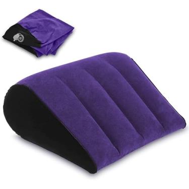 Imagem de Almofada Inflável, Almofada De Cunha Triangular, Almofada De Perna E Encosto, ótima Para Suporte De Cama E Sofá