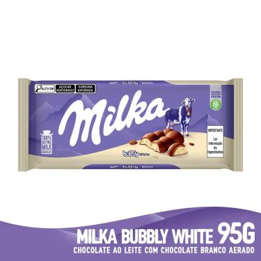 Imagem de CHOCOLATE MILKA BUBBLY WHITE 95G