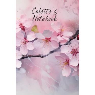 Imagem de Colette’s Notebook: Personalized Diary Journal for Colette, Stylish Watercolor Apple Colette Diary, 6"x 9" 160 Lined Pages