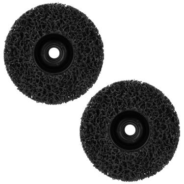 Imagem de 2un 0513041 Disco Substituição Removedor Tinta 11,5cm, Disco Fibra Fiada para Remoção Tinta para Lixadeira Orbital Palma Durável e Fácil Substituir (Preto)