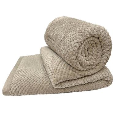 Imagem de Cobertor Queen Popcorn Manta Flannel Extra Macia - Fendi