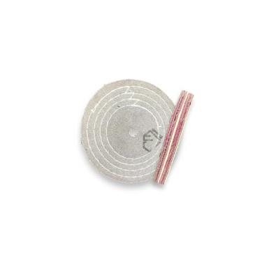 Imagem de CM POLIMENTO, Roda de Lona 12,5CM - Polimento Agressivo Ferro Aço Chapa Metal Móveis de Jardim