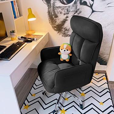 Imagem de Cadeira de escritório para jogos, cadeira de computador, cadeira de jogos ajustável em altura, cadeira executiva ergonômica para mulheres, adultos e meninas, cadeira de computador doméstica moderna