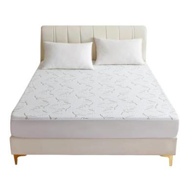 Imagem de Capas protetoras para colchão – Almofada de colchão impermeável – Produtos de cama adequados para a pele para casa, dormitório, hotel, restaurante, aluguel de negócios