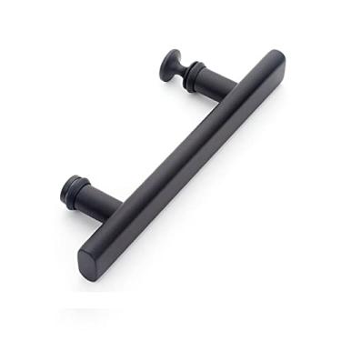 Imagem de Maçanetas de porta de banheiro Espaçamento central do orifício 145/440 mm Portas de vidro deslizantes Puxadores de tela de chuveiro (Tamanho: 145 mm)