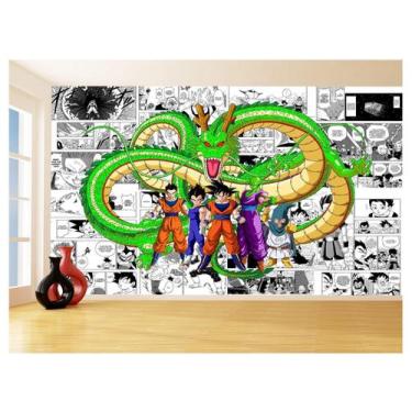Imagem de Papel De Parede Dragon Ball Goku Vegeta Anime 3,5M Dbz181 - Você Decor