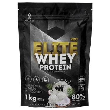 Imagem de Elite Pro Whey Protein Concentrado 80% - 1kg - Soldiers Nutrition-Unissex
