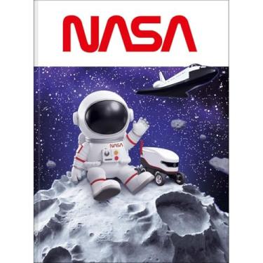 Imagem de Caderno NASA TILIBRA Universitário BROCHURA - 80 Folhas (Astronauta Lua)