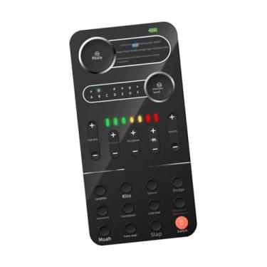 Imagem de Ysyqkn Placa de Som com Modificador de Voz, Múltiplos Efeitos Sonoros, Mixer de Áudio Profissional, Disfarce de Voz para Jogos em PCs, Laptops E Entretenimen
