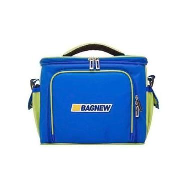 Imagem de Bolsa Térmica 3 Potes - Azul Royal com Verde Fit - Bag New