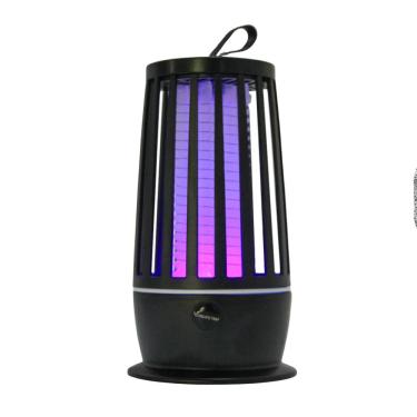Imagem de Armadilha Elétrica Mata Mosquitos Mini com LED UV, USB, Silenciosa, 5W, 13.5x8cm, Inclui Cabo e Escova
