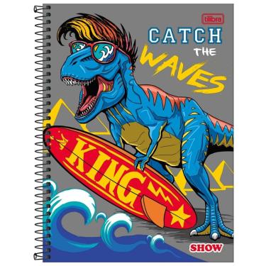 Imagem de Caderno Espiral Capa Dura Universitário Show Masculino 160f 10 Matérias Tilibra Estampa 2