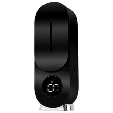 Imagem de predolo Difusor automático de óleos essenciais com visor digital, portátil, silencioso e, dispensador de fragrâncias para banheiro e escritório, Preto