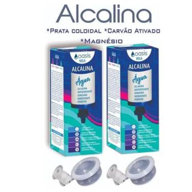 Imagem de 2 Velas Para Filtro de Barrro Água Alcalina Ionizada Com Magnésio com 