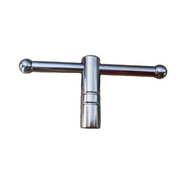 Imagem de Esquirla Chave de afinação de bateria, afinador de bateria, ferramenta de ferragens de percussão em formato de T para bolso, bolsa, ensaio e reparo.