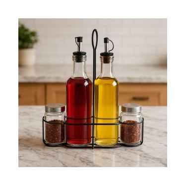 Imagem de Conjunto Galheteiro 4 Peças Spice Rio Home - Riohome