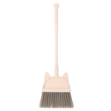 Imagem de NOLITOY Linda vassoura pequena de desenho animado leve, fácil de usar, ferramentas de limpeza doméstica para meninos, para tarefas domésticas, jardim de infância, diversão