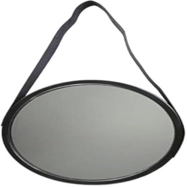 Imagem de Espelho Decorativo Pequeno Redondo 33cm Preto