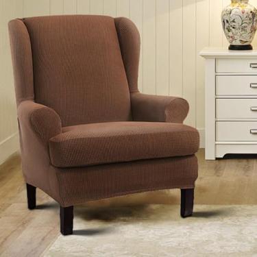 Imagem de Capa elástica para sofá, poltrona, protetor de móveis, macio com fundo elástico, para sala de jantar, escritório, decoração de casa, sala de estar, tamanho regular