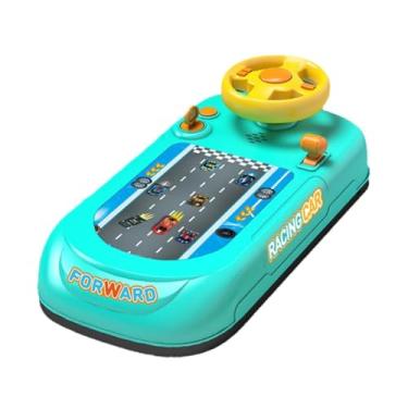 Imagem de Dynwave Volante de brinquedo simulado, com música, leve, para jogos de direção de aventura, brinquedo educativo para crianças de 3, 4, 5 e 6 anos, Verde