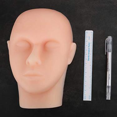 Imagem de Yinhing Modelo de Sutura de Pele de, Molde de Cabeça Facial de Silicone Macio para Treinamento de Cirurgia, Exercícios de Beleza, Ferramenta de Simulação Durável