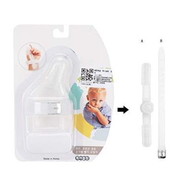 Imagem de Generic Protetor de Polegar Ajustável, Mordedor de Mordida para Bebês, Protege a Mão de Mordidas, Amarelo (#12)