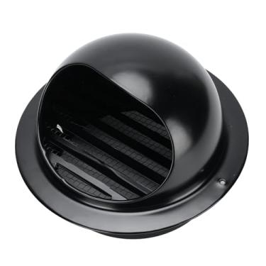 Imagem de Pissente Tampa de Ventilação de Ventilação de Ventilação Redonda Tampa de Ventilação de Ventilação Aço Inoxidável Capuz da Grelha Com Tela de Malha Embutida para o Escritório da Cozinha