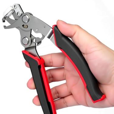 Imagem de Jectse Alicate de Clipe de Carro, Ferramenta de Remoção de Clipe de Aço Inoxidável Com Alça Ergonômica Antiderrapante para Fixadores de Painel Interior do Carro, Rebites, Parafusos,