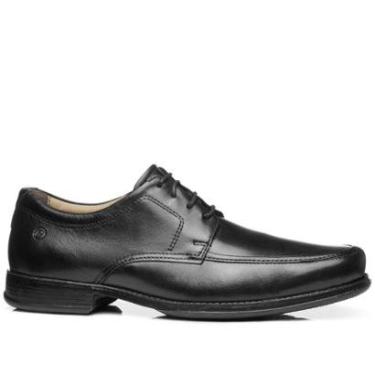 Imagem de Sapato Social Pegada Masculino em Couro Preto 123465-01-Masculino