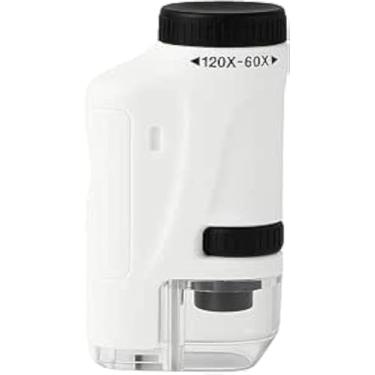 Imagem de Microscópio De Mão Portátil Com Zoom 60X-120X Para Plantas Infantis