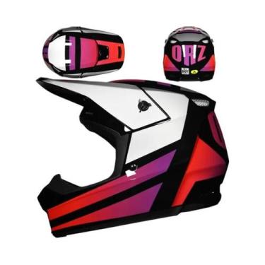 Imagem de Capacete Profissional Para Motocicleta Off-Road Para Mountain Bike DH 