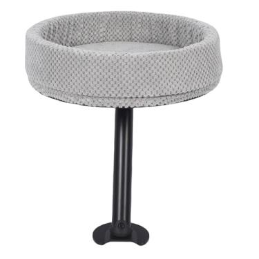 Imagem de aqxreight Cama de Mesa para Gato Acessório de Mesa Confortável Poleiro de Gato Estrutura de Ferro Mobília de para Gatinhos para Escritório Seu Felino um Restin Cama de de GatoMesa de RedeDesktop Cat