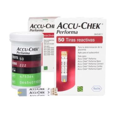 Imagem de Tiras Medidor Glicemia Accu Check Performa 50 Unidades - Accu-chek