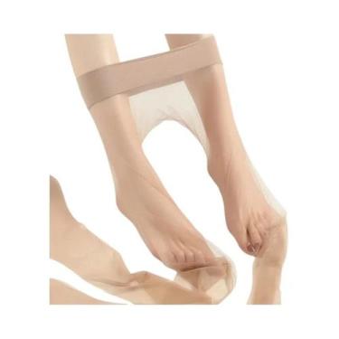 Imagem de Meia-Calça Ultra Fina Sem Costura Para Mulheres, Nylon Transparente At