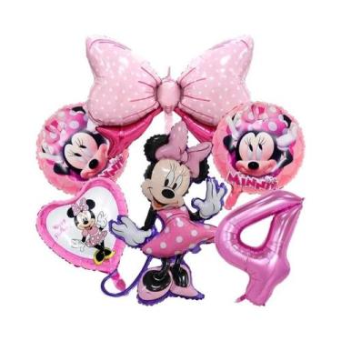 Imagem de Conjunto De Balões Mickey E Minnie Para Menina E Menino, Decoração De 