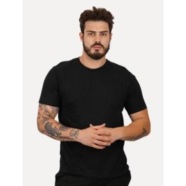 Imagem de Camiseta Calvin Klein Masculina CK Embossing Preta-Masculino