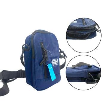 Imagem de Bolsa Pochete Lateral Transversal Vários Modelos Cores Ziper Saída Fon