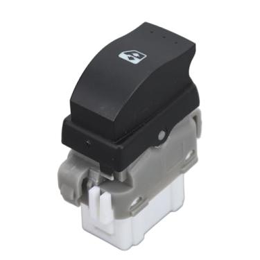 Imagem de aqxreight Interruptor de Controle de Janela Elétrica 8200060046 Botão de Interruptor do Regulador de Janela Elétrica para Clio MK2 1998 a 2016 é e 8200084013 Depende do Número da Referenciando o OE