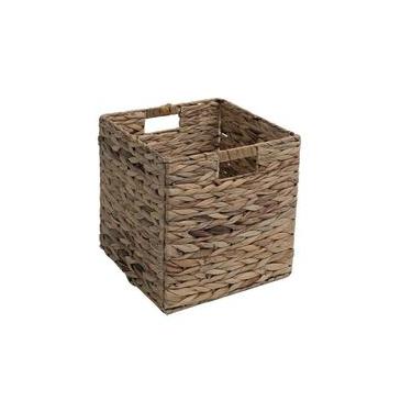 Imagem de Cesto Dobrável Tramado em Fibra Natural 30Cm - Oikos