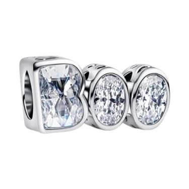 Imagem de Pingente De Família DIY Escrito À Mão Para Pulseira De Prata Europeia,