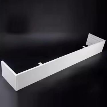 Imagem de Caixa de cortina de alumínio de teto alto - Painel de cortina blackout de 2,1 m para trailers e sala de estar, sem necessidade de trilhas, placa de cassete decorativa