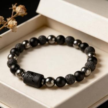 Imagem de Pulseiras elásticas para mulheres, homens, olho de tigre natural, lápis-lazúli, contas de cristal, pulseiras elásticas para alegria, felicidade, prazer, joias empilháveis para homens, pulseiras