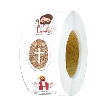 Imagem de Adesivos Impermeáveis Jesus 500-1000 Peças Para Capas De Celular, Lapt