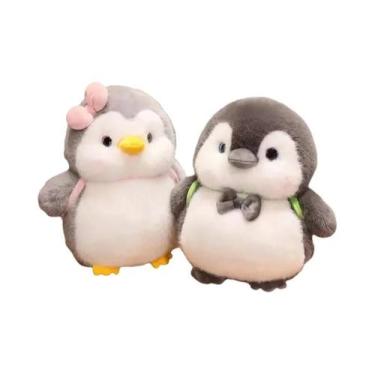 Imagem de Brinquedo De Pelúcia De Pinguim Fofo Para Casais, Decoração Para Casa,